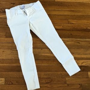 Liz Lange White Maternity Jeans